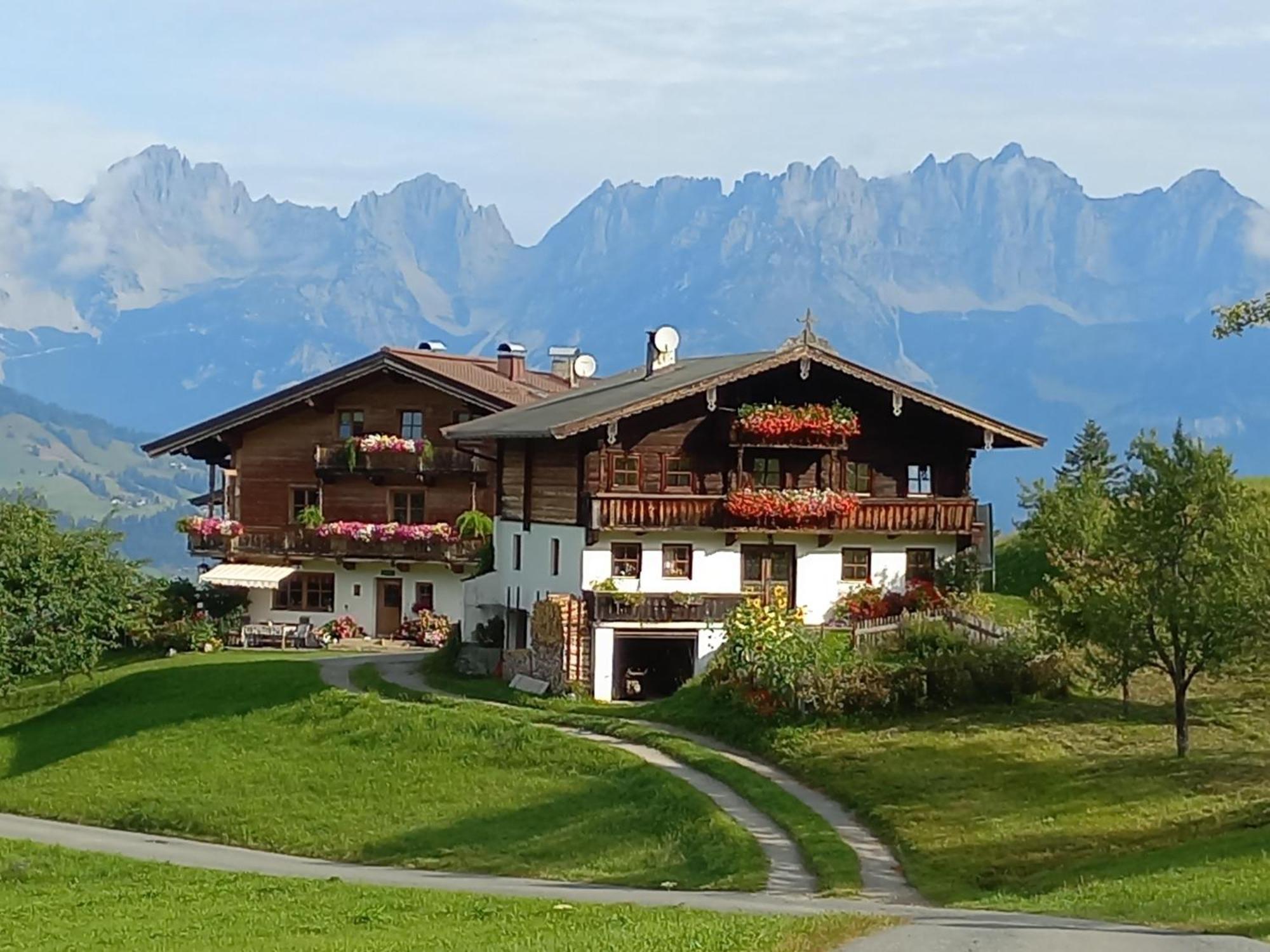 Вилла Hahnenkammblick Кицбюэль Экстерьер фото