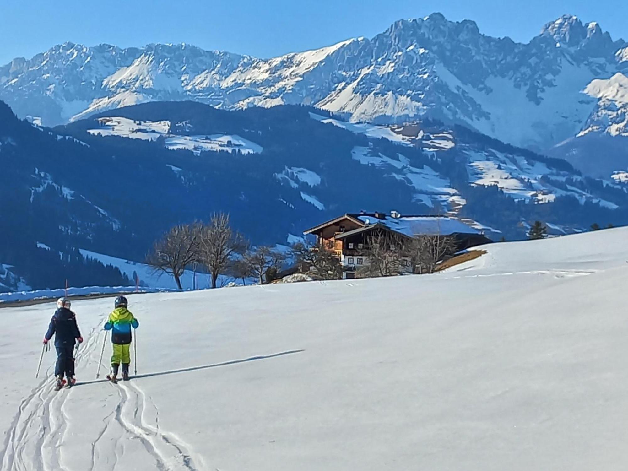 Вилла Hahnenkammblick Кицбюэль Экстерьер фото