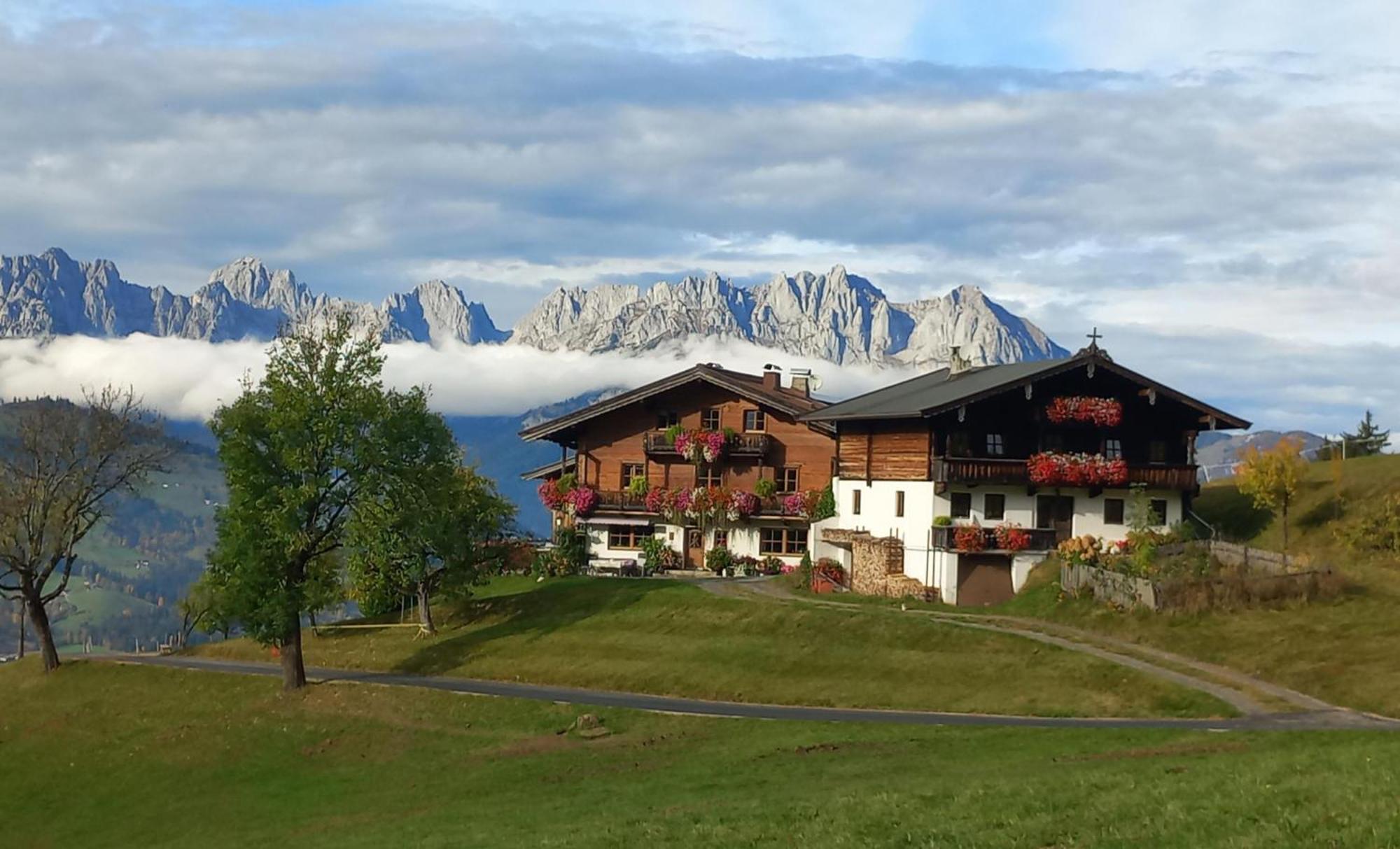 Вилла Hahnenkammblick Кицбюэль Экстерьер фото