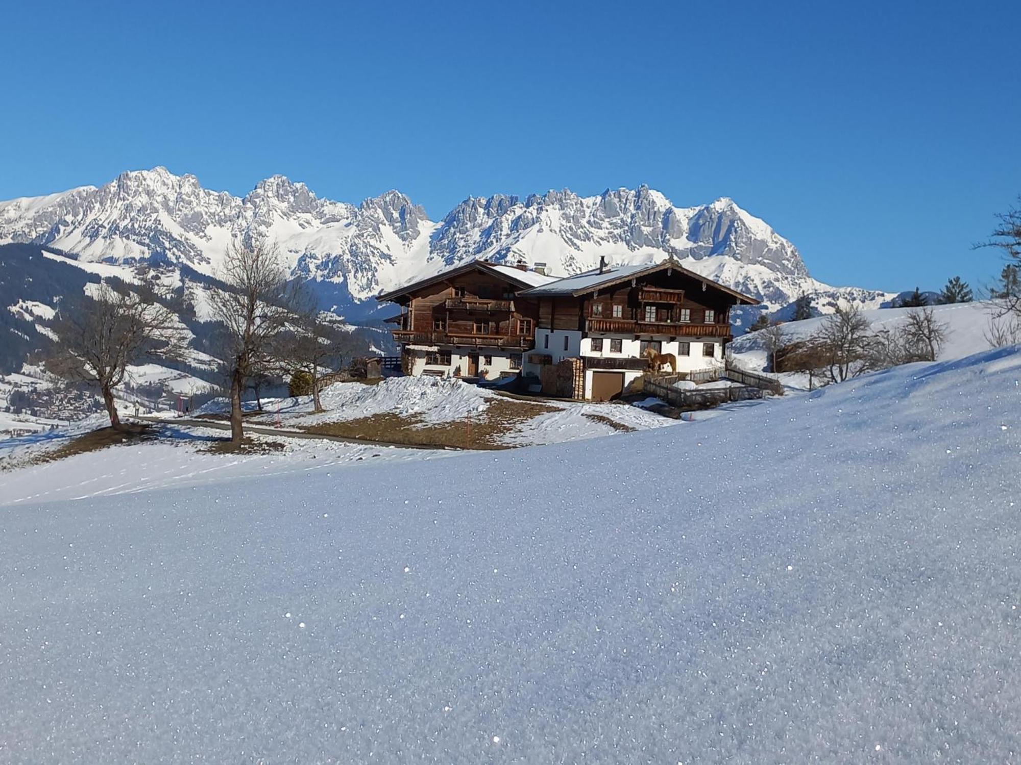 Вилла Hahnenkammblick Кицбюэль Экстерьер фото